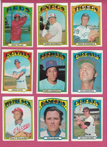 1972 topps baseball - 1972,